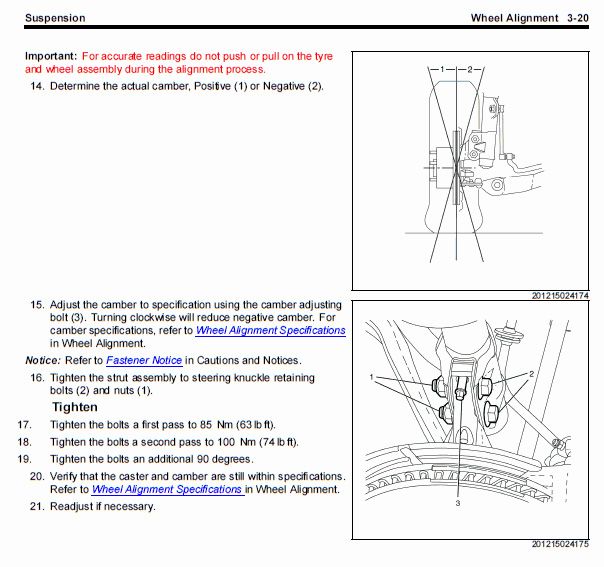 How to adjust camber front and rear Just Commodores